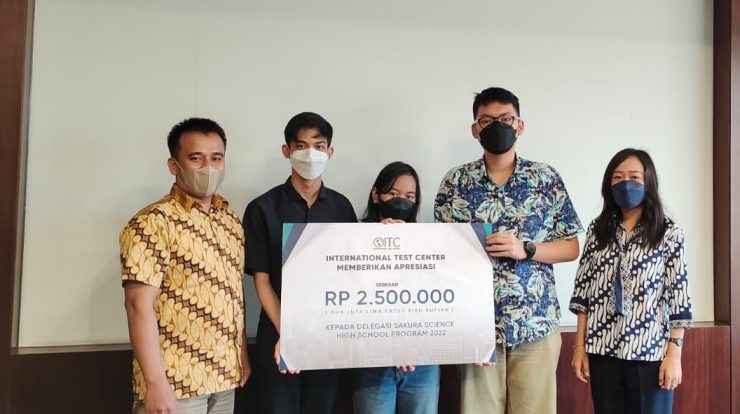 Internasional Test Center Apresiasi Siswa SMK yang Menjadi Delegasi Indonesia dalam SAKURA SCIENCE High School Program (SSHP) 2022 di Jepang